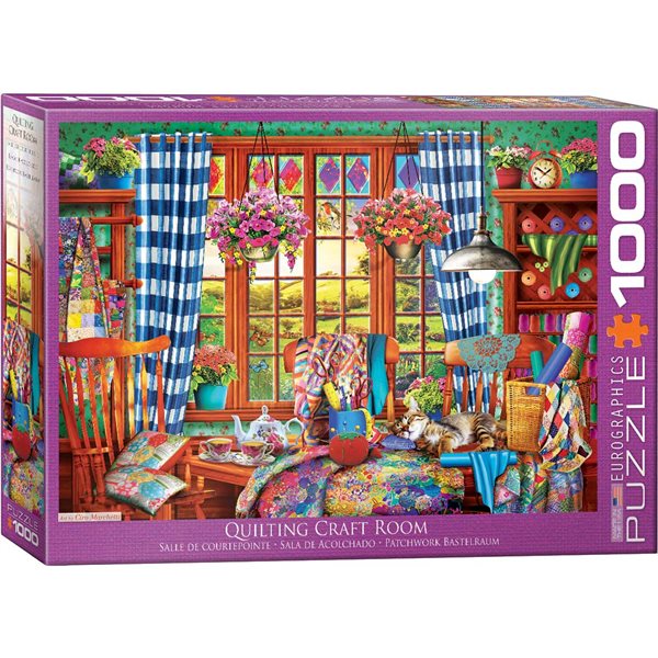 1000 Pieces – Quilting Craft Room Jigsaw Puzzle
