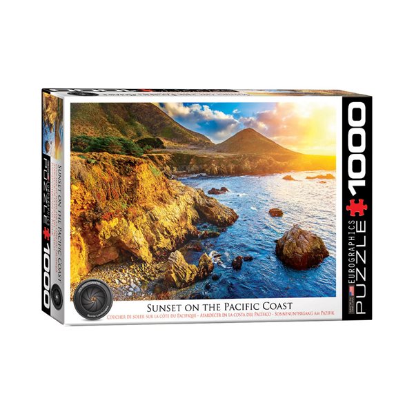 1000 Pieces – Sunset on the Pacific Coast Jigsaw Puzzle