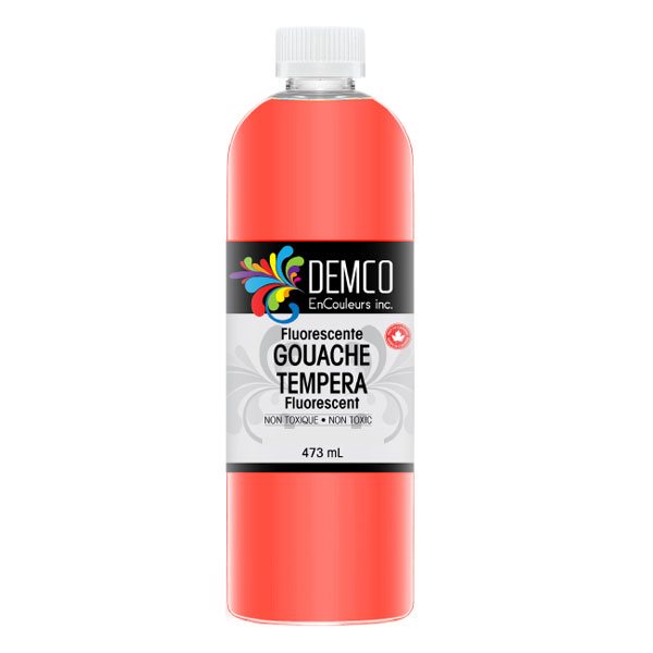 Gouache couleurs fluorescentes 473 ml - Orange