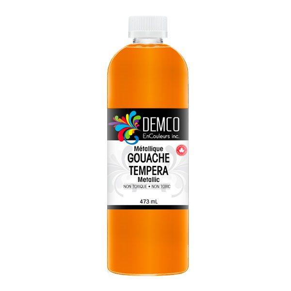 Gouache couleurs métalliques 473 ml - Orange