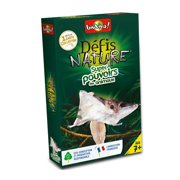 Jeu défis nature Supers pouvoirs des animaux