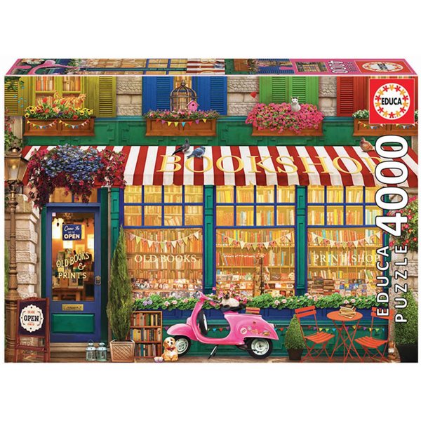 4000 Piece – Vintage Bookshop Jigsaw Puzzle