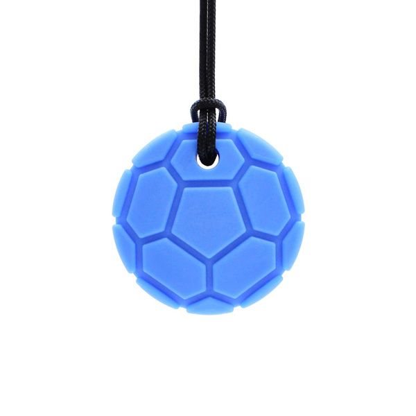 Collier à mâchouiller Ballon Soccer - Ferme Bleu