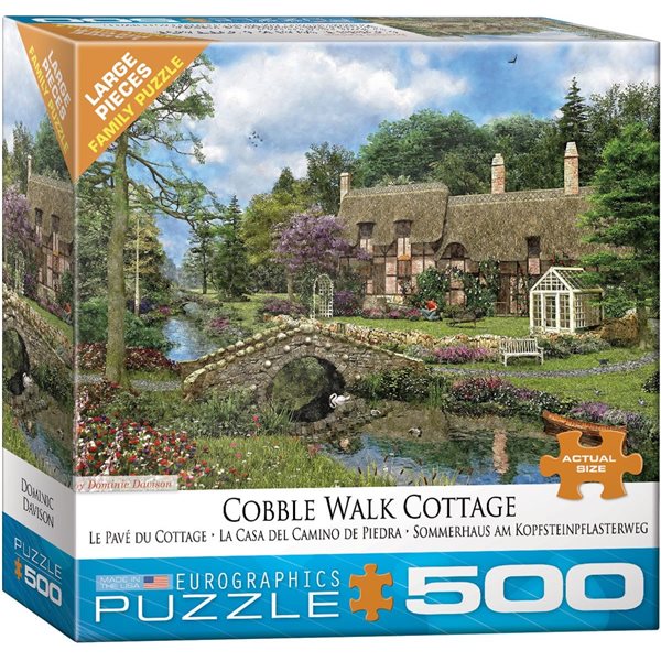 500 Pieces – Cobble Walk Cottage Jigsaw Puzzle