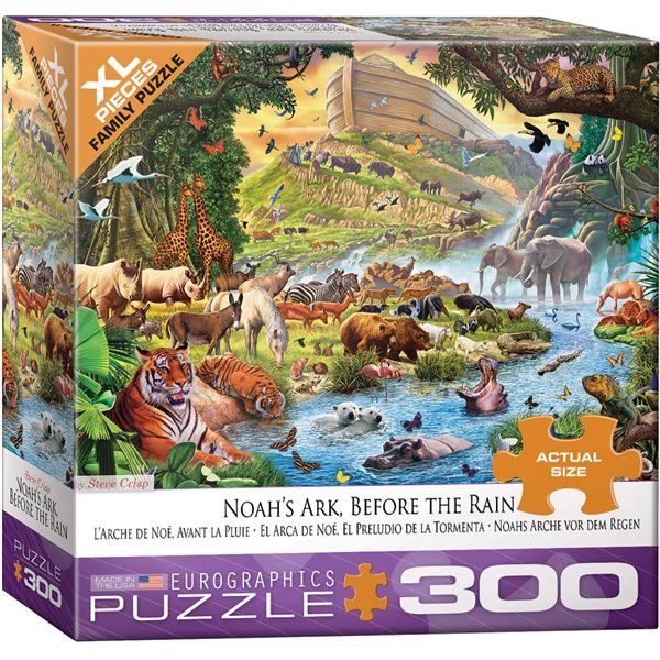 Casse-tête 300 morceaux - L'Arche de Noé avant la pluie