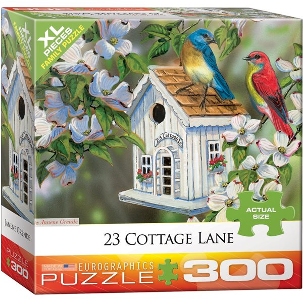 300 Pieces – 23 Cottage Lane Jigsaw Puzzle