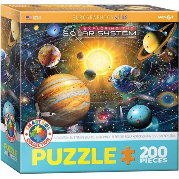 200 Pieces – Exploring the Solar System Educational Jigsaw Puzzle