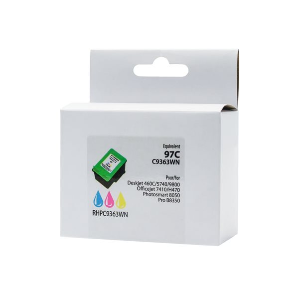 Remanufactured Inkjet Cartridge (Alternative to HP 97) - Tri-color