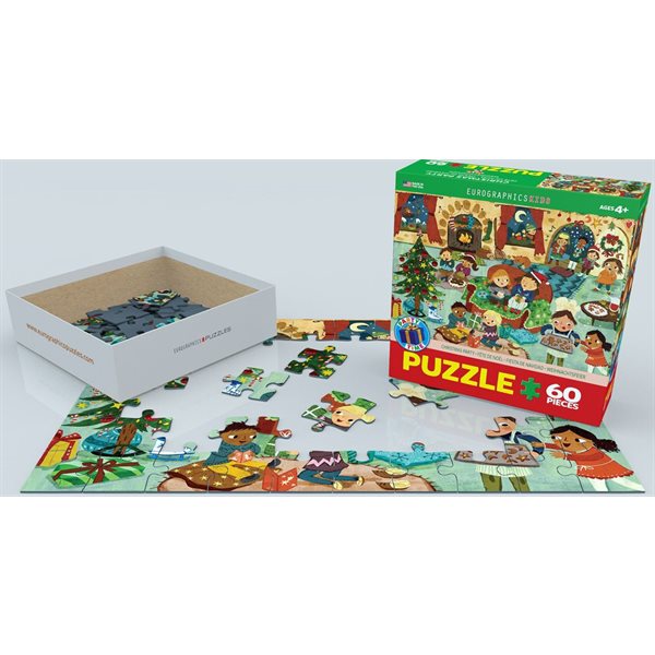 60 Pieces – Christmas Party Jigsaw Puzzle