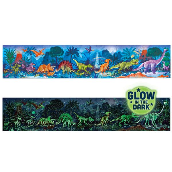 200 Pieces – Dinosaurs Glow-in-the-Dark Jigsaw Puzzle