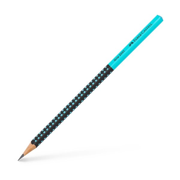 Crayon à mine Grip 2001 bicolore Turquoise et noir