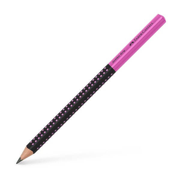 Crayon à mine Jumbo Grip bicolore Rose et noir