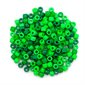Perles à bijoux mini tonneaux - Sac de 200 - Vert 3 teintes