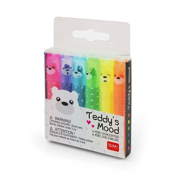 Teddy's Mood Highlighters - Pack of 6