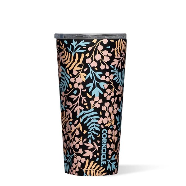 16 oz Insulated Tumbler with Cover - Radiant Garden