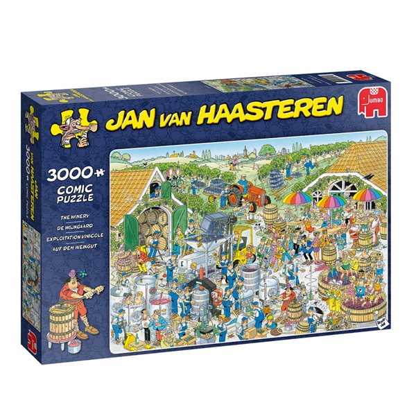3000 Pieces – The Winery - Jan van Haasteren Jigsaw Puzzle
