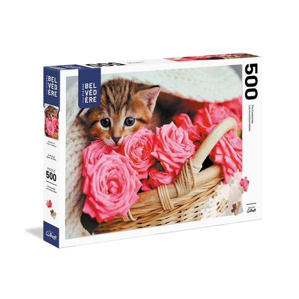 500 Pieces – Romantic Cat Jigsaw Puzzle