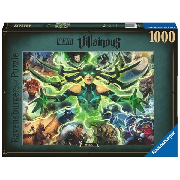 1000 Pieces – Hela - Marvel Villainous Jigsaw Puzzle