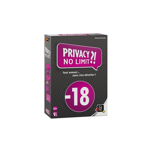 Jeu Privacy No limit 18+