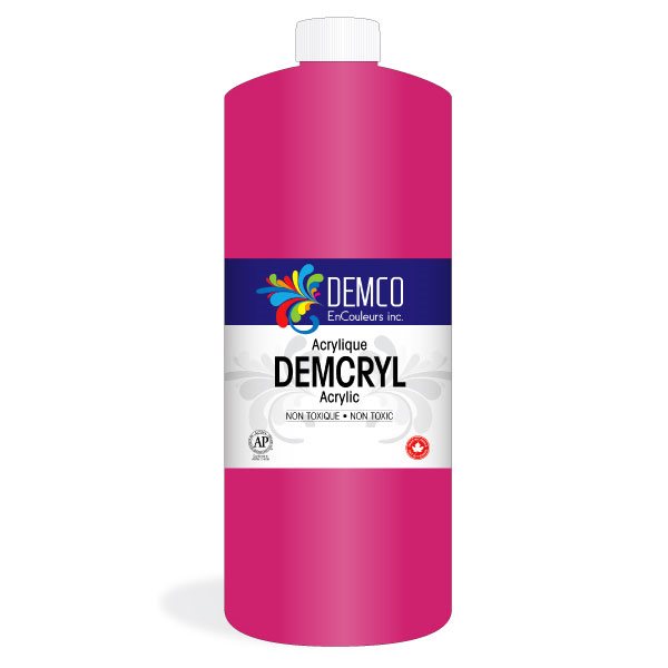 Demcryl Acrylic Paint - 1 L - Magenta