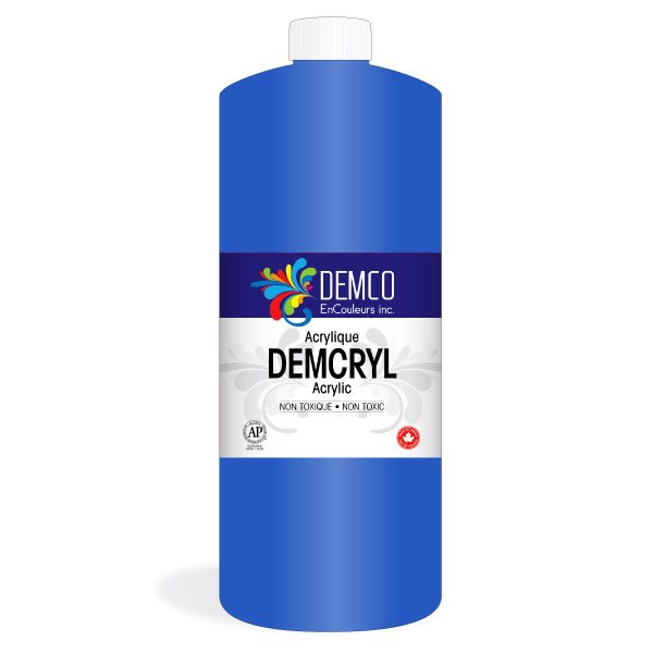 Demcryl Acrylic Paint - 1 L - Cyan