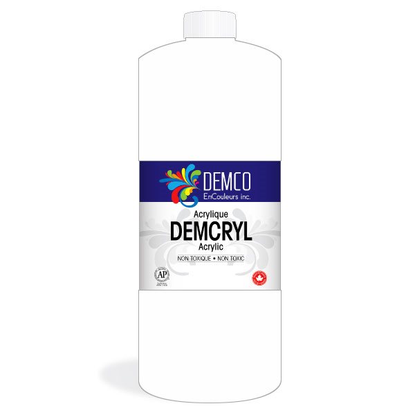 Peinture acrylique Demcryl - 1 L - Blanc