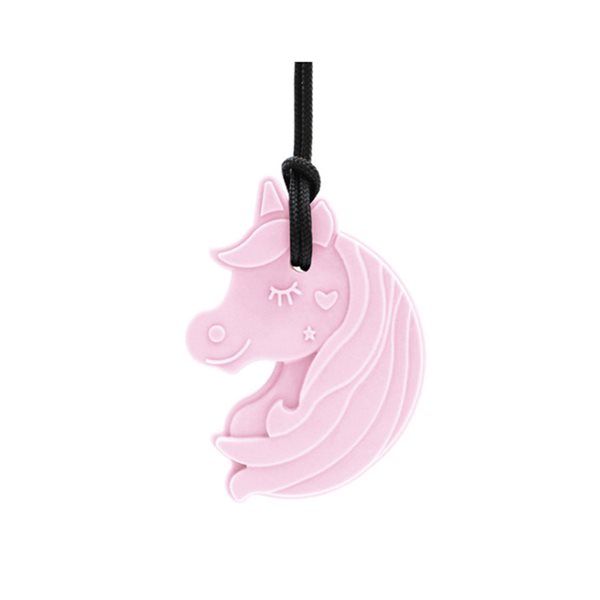 Collier à mâchouiller Licorne Chewnicorn™ - Ferme (XXT) - Rose pâle