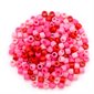 Perles à bijoux mini tonneaux - Sac de 200 - Rose 3 teintes