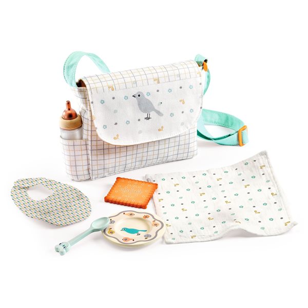 Bag and Accessories for Pomea Doll - Meal Time