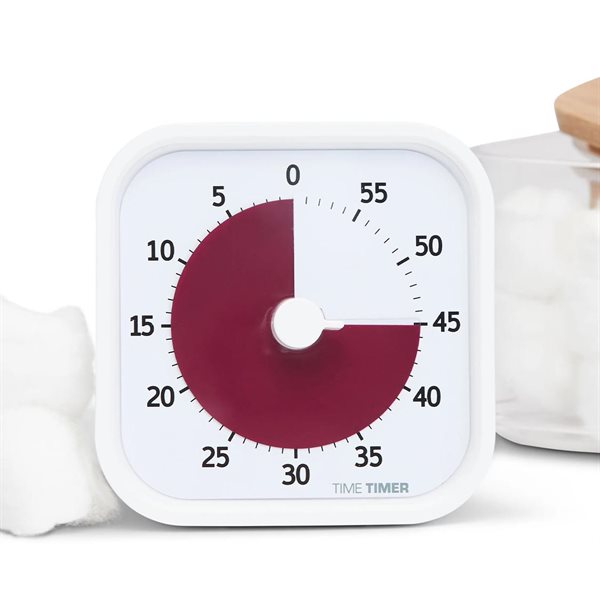 Minuteur Time timer Mod édition maison - Blanc coton