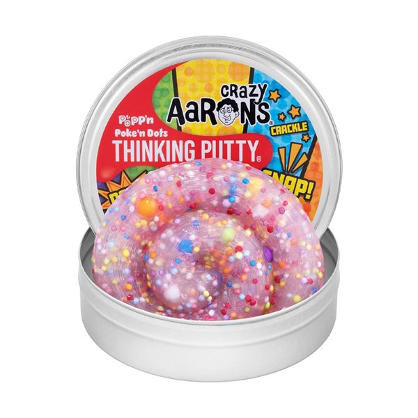 Crazy Aaron's Popp'n Thinking Putty- Poke'N Dots