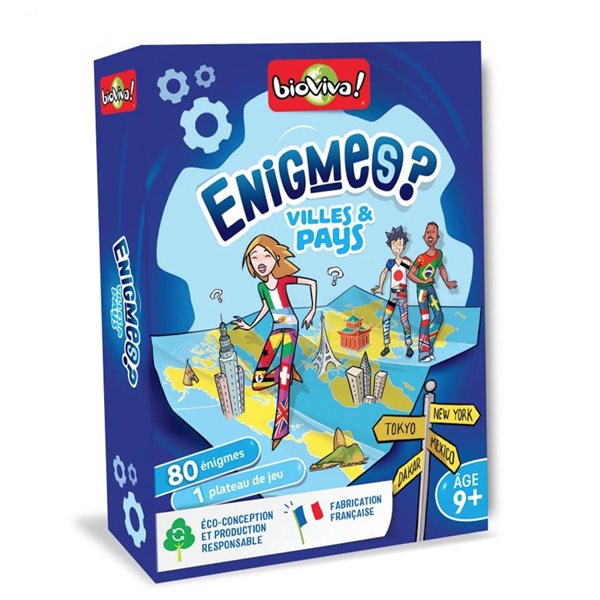 Game enigmes – Cities and Countries