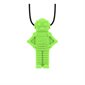 Collier à mâchouiller Robot Moyen - Vert lime