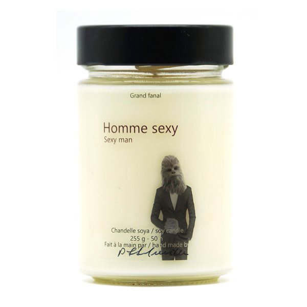 Bougie de soya Homme sexy