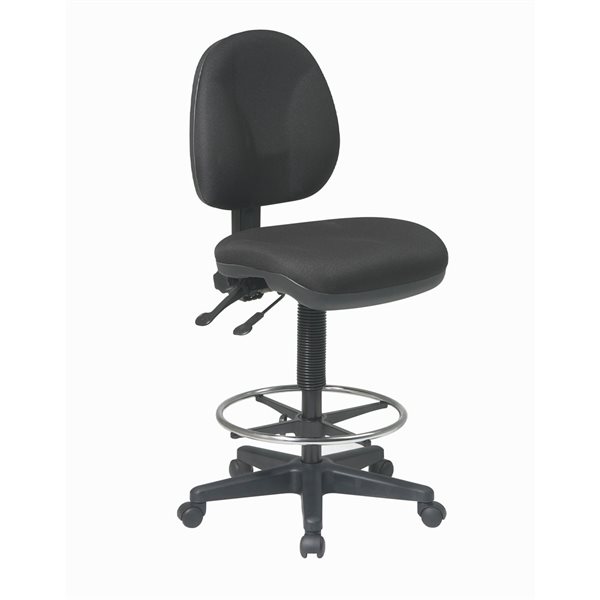 Work Smart Deluxe Ergonomic Drafting Chair