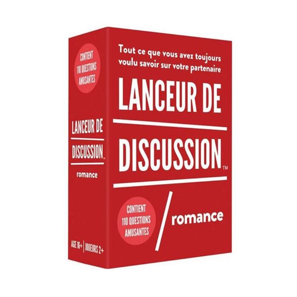 Jeu Lanceur de discussion™ - Romance
