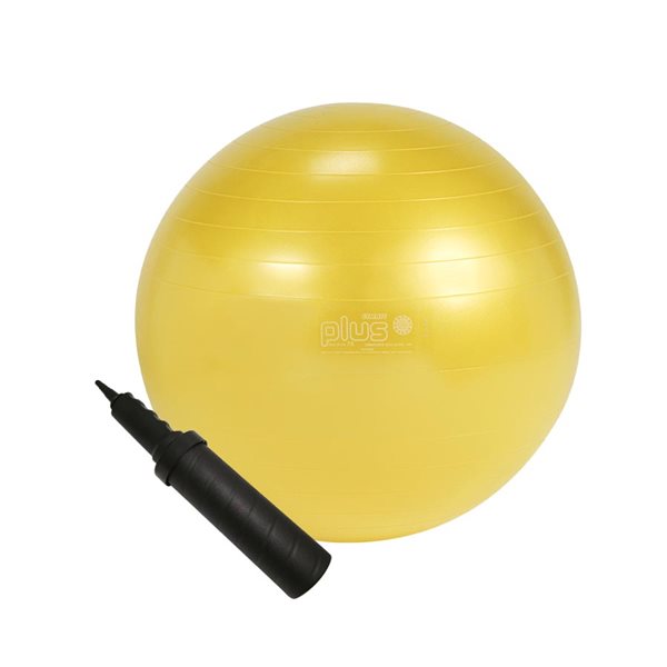 Ballon d'exercices Gymnic Plus - 75 cm  - Jaune