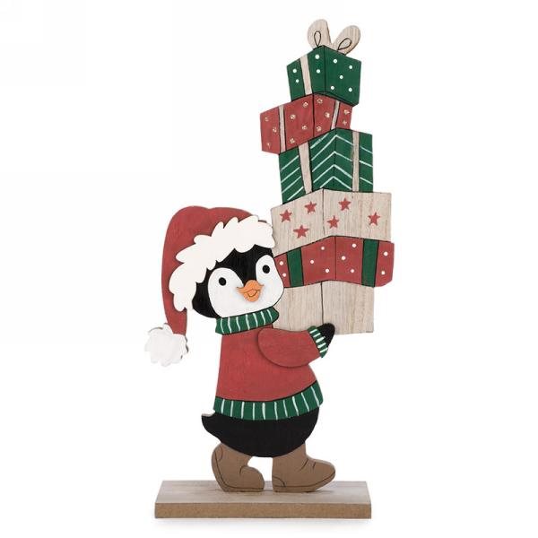 Décoration de pingouin avec cadeaux