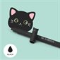 Erasable Black Gel Pen - Cat