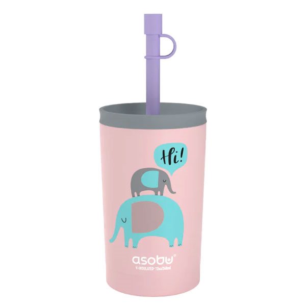 Mini Sippy Insulated Kid Bottle - Pink