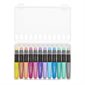 Kingart® Gel Stick Artist Mixed Media Watercolor Crayons - 12 Metallic Colors