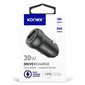 DriveCharge 30W Car Charger with USB-A / USB-C (PD)