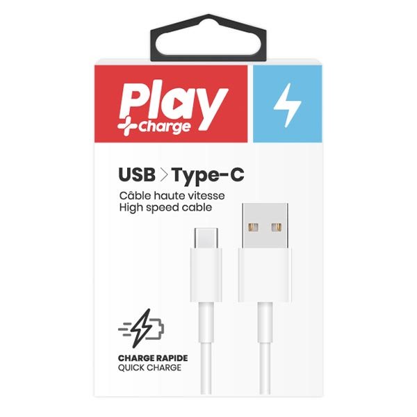 Câble de recharge USB / USB-C + Charge - 1 m