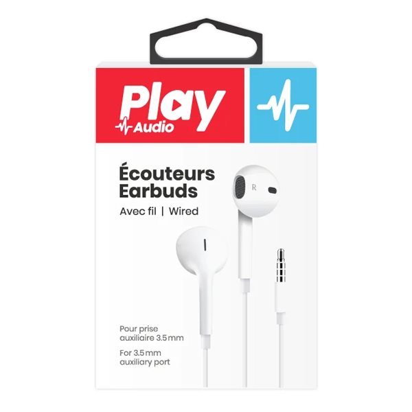 Play + Audio Wired Earbuds