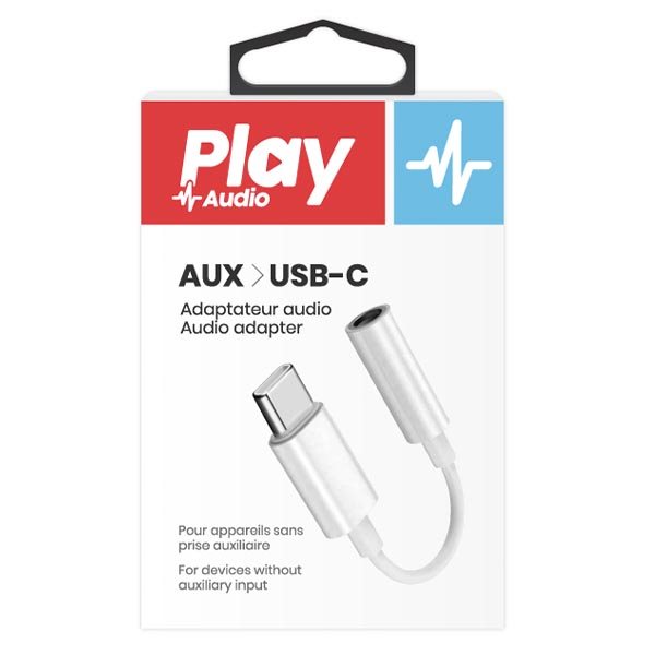 Adaptateur Auxiliaire / USB-C Play + Audio