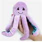 Peluche sensorielle - Pieuvre lilas