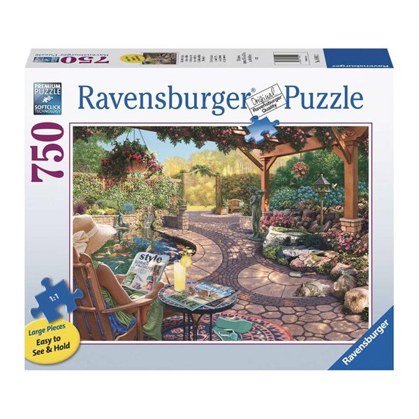 750 Pieces – Cozy Backyard Bliss Giant Jigsaw Puzzle