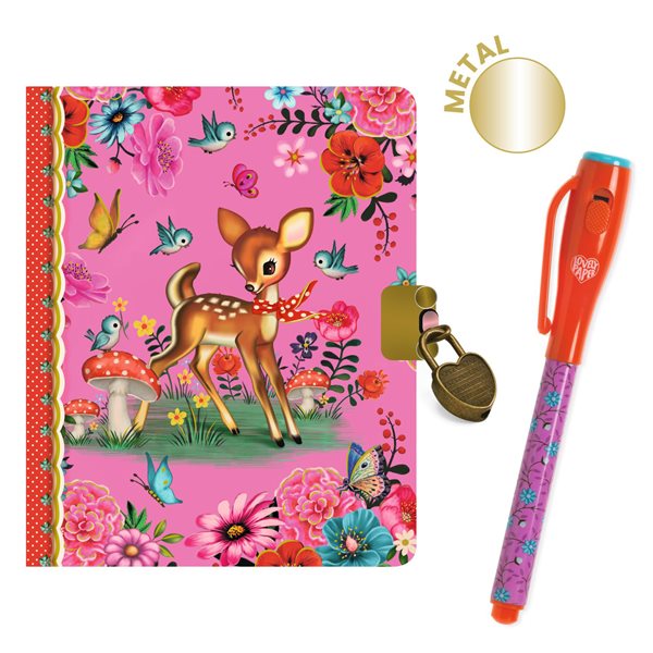 Fiona Little Secret Notebook And Magic Marker