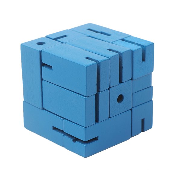 Casse-tête flexi cube – Bleu niveau 3