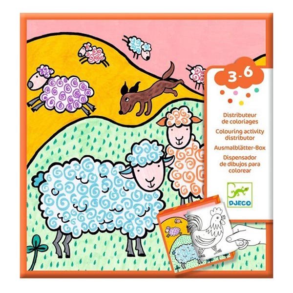 Distributeur de coloriage - Ferme